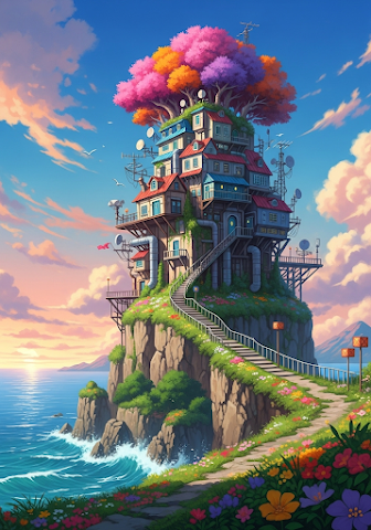 Whimsical Cliffside Haven