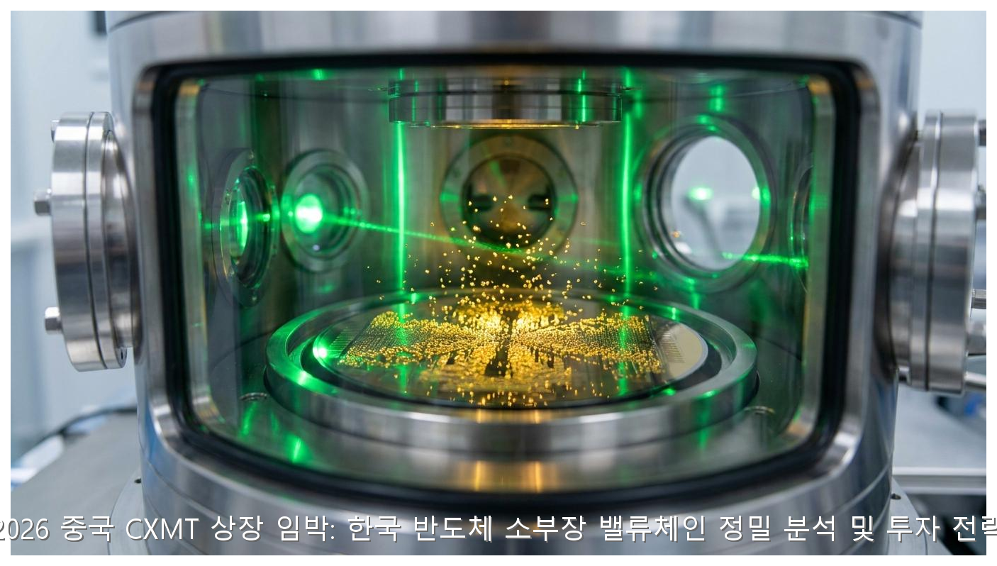 2026 중국 CXMT 상장 임박: 한국 반도체 소부장 밸류체인 정밀 분석 및 투자 전략 핵심 안내 및 분석 인포그래픽 (4)