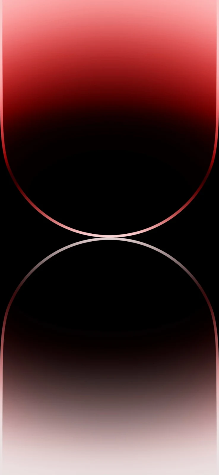 Red iPhone 14 Pro Wallpaper - Minimalist Graphic 2K iPhone Wallpaper (1500x3250)