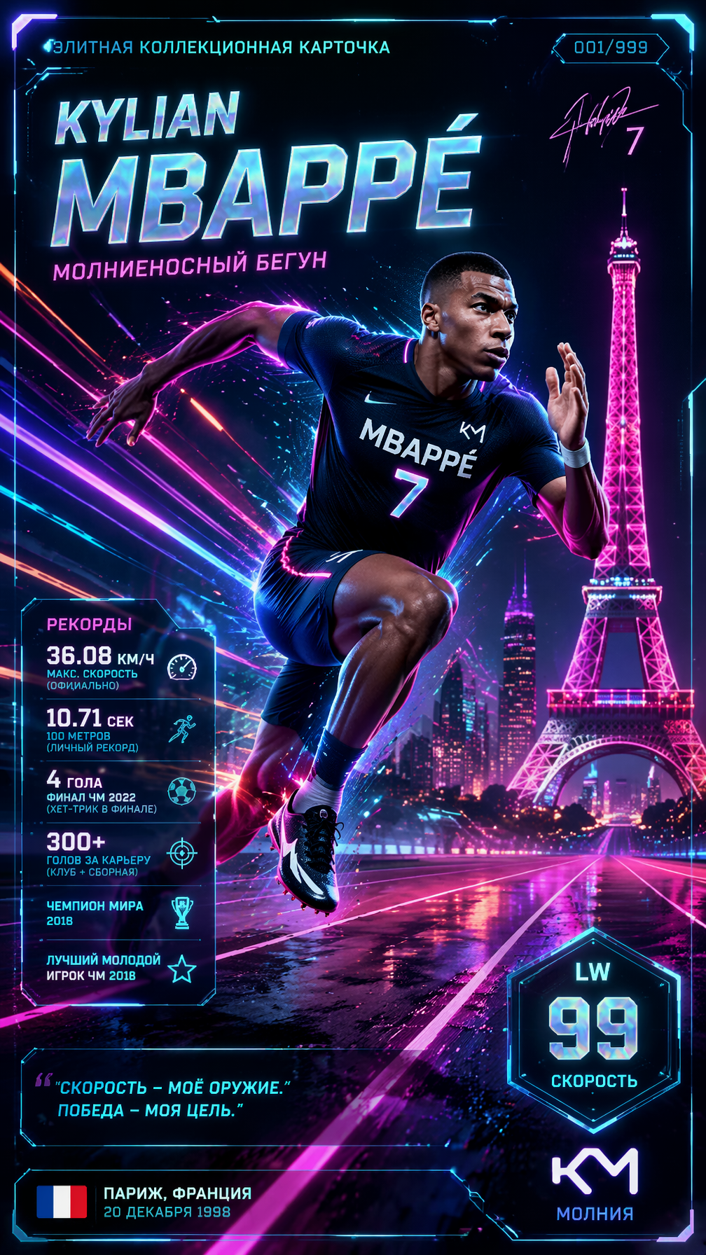 Kylian Mbappé 9 16 Kylian