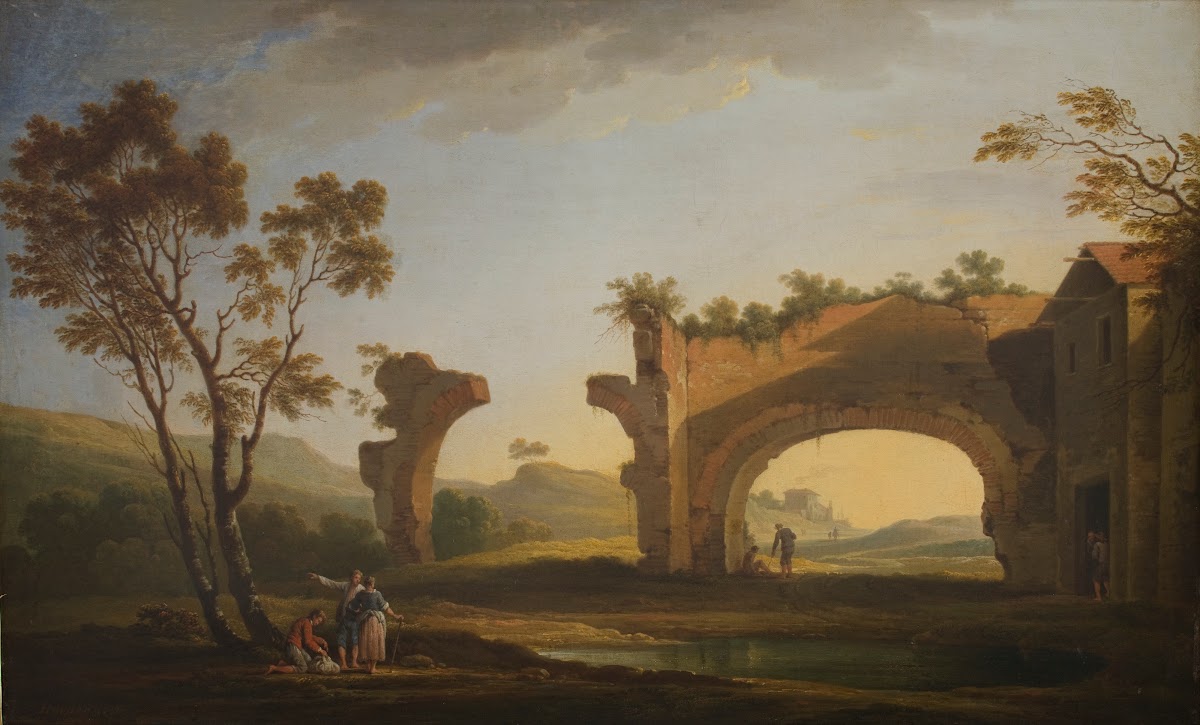 Landscape With Ruins Of The Aqueduct 1765