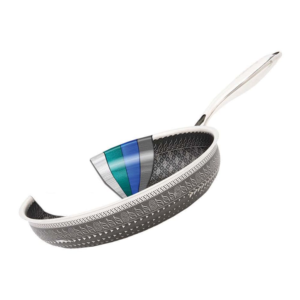 Set de sartenes de acero inoxidable FlavorStone® Samurai, 6 piezas