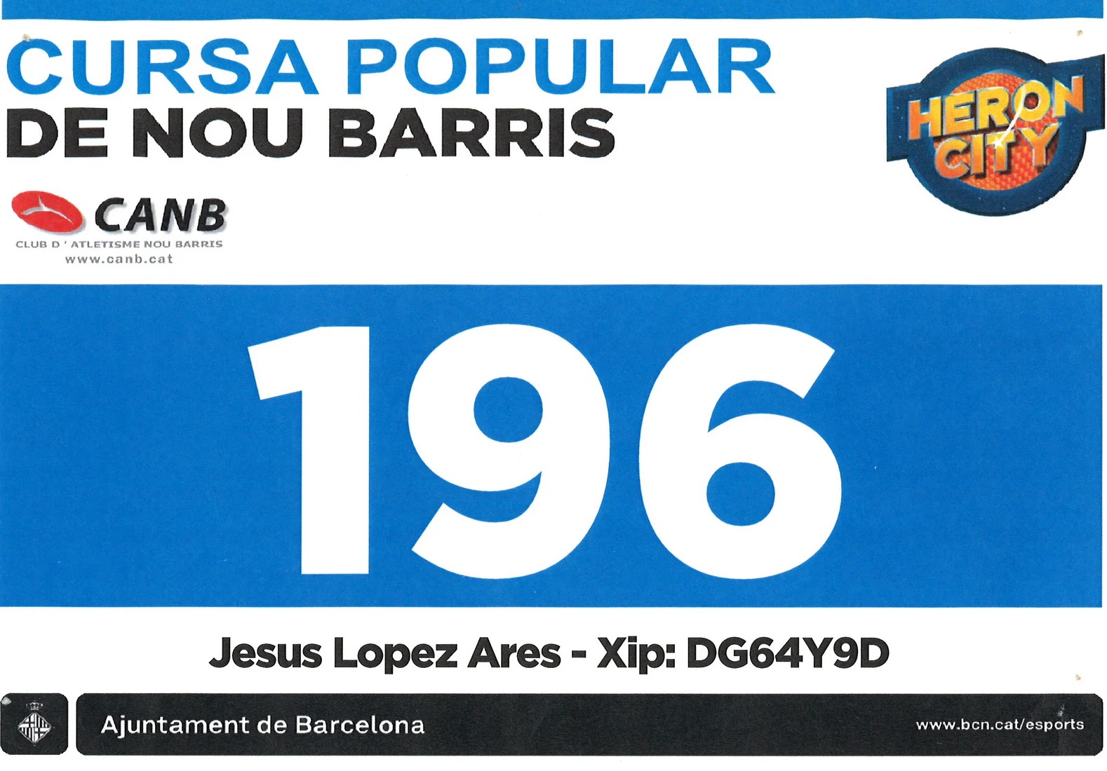 Dorsal de Cursa Nou Barris