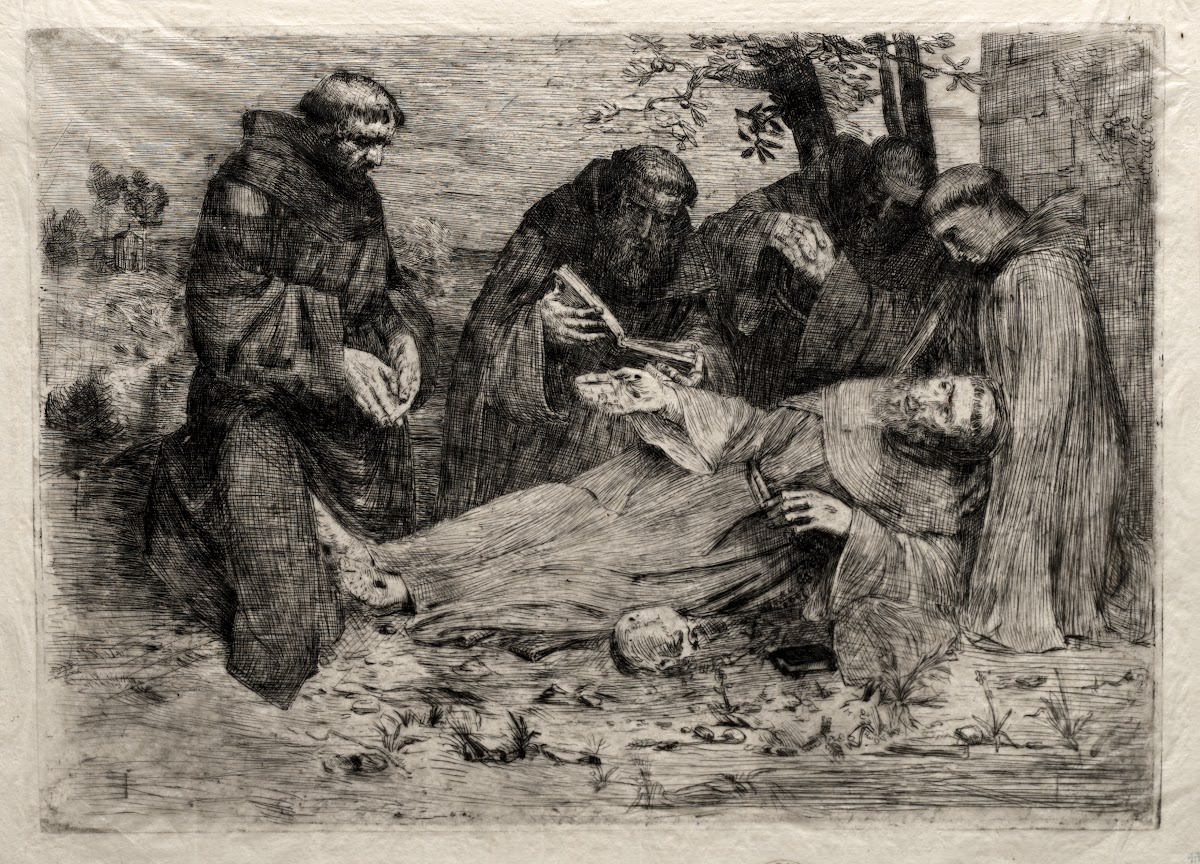 The Death of St Francis c 18571911
