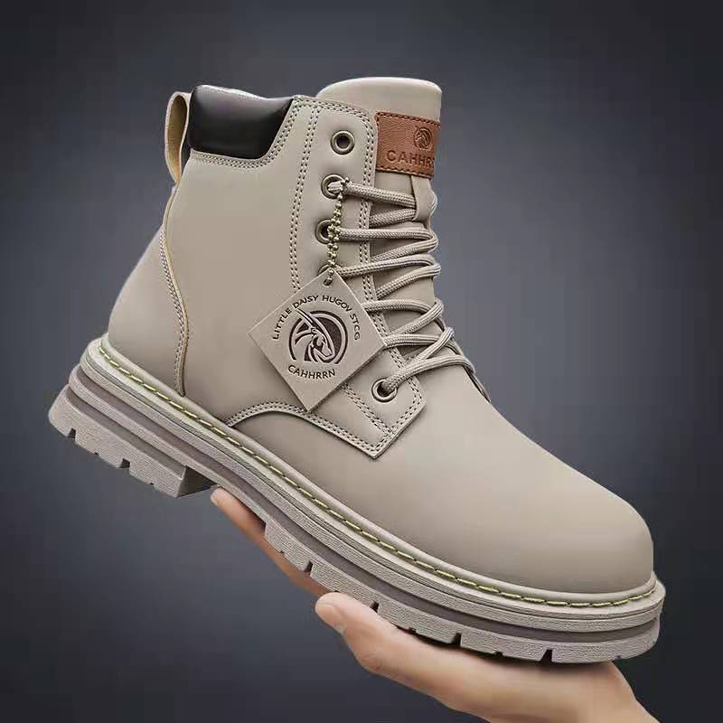 Gefütterte Herren-Winterstiefel, warm, rutschfest