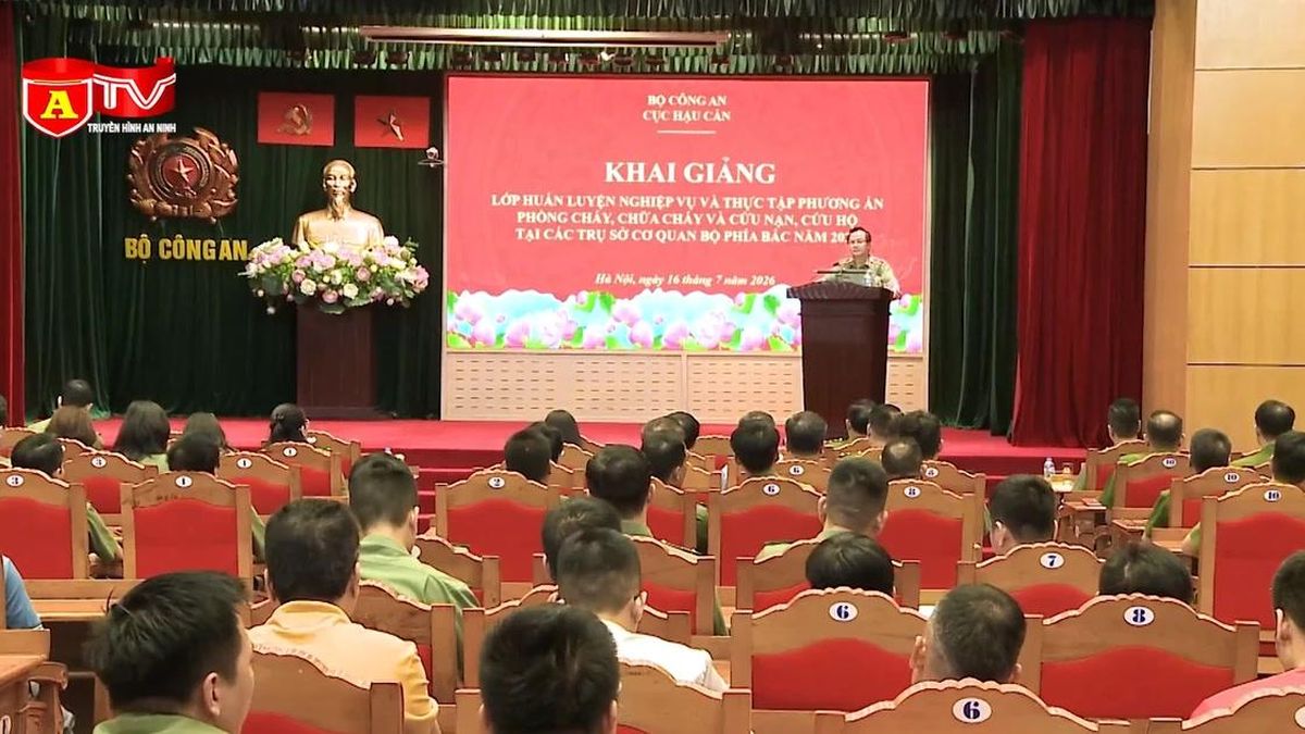 Nâng cao năng lực PCCC và CNCH cho lực lượng cơ sở tại các cơ quan Bộ Công an - Chuyên trang An Ninh Thủ Đô - Báo Công an nhân dân