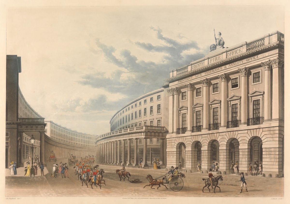 The Quadrant  Regent Street 1854