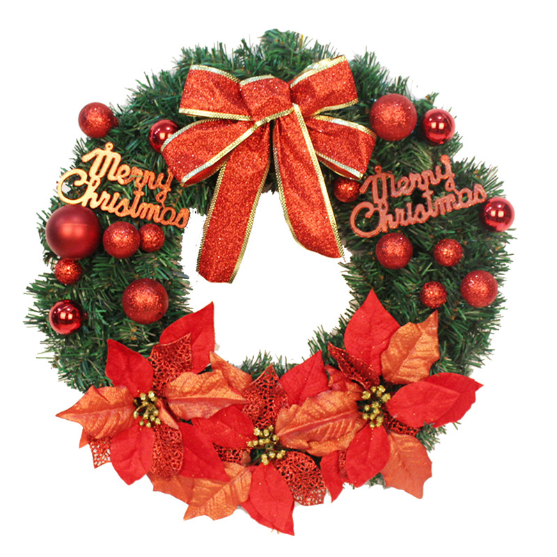 Festlicher Weihnachtskranz, handgefertigt