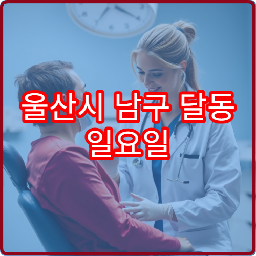 울산시 남구 달동 일요일 정신건강의학과 진료 가능한 병원 심리 상담 안내