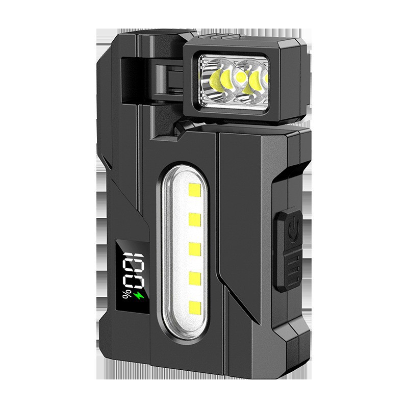 Tragbare USB-Taschenlampe mit Magnethalter