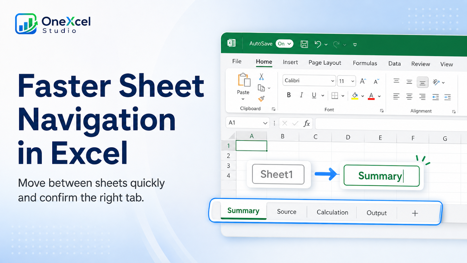 Faster Sheet Navigation in Excel