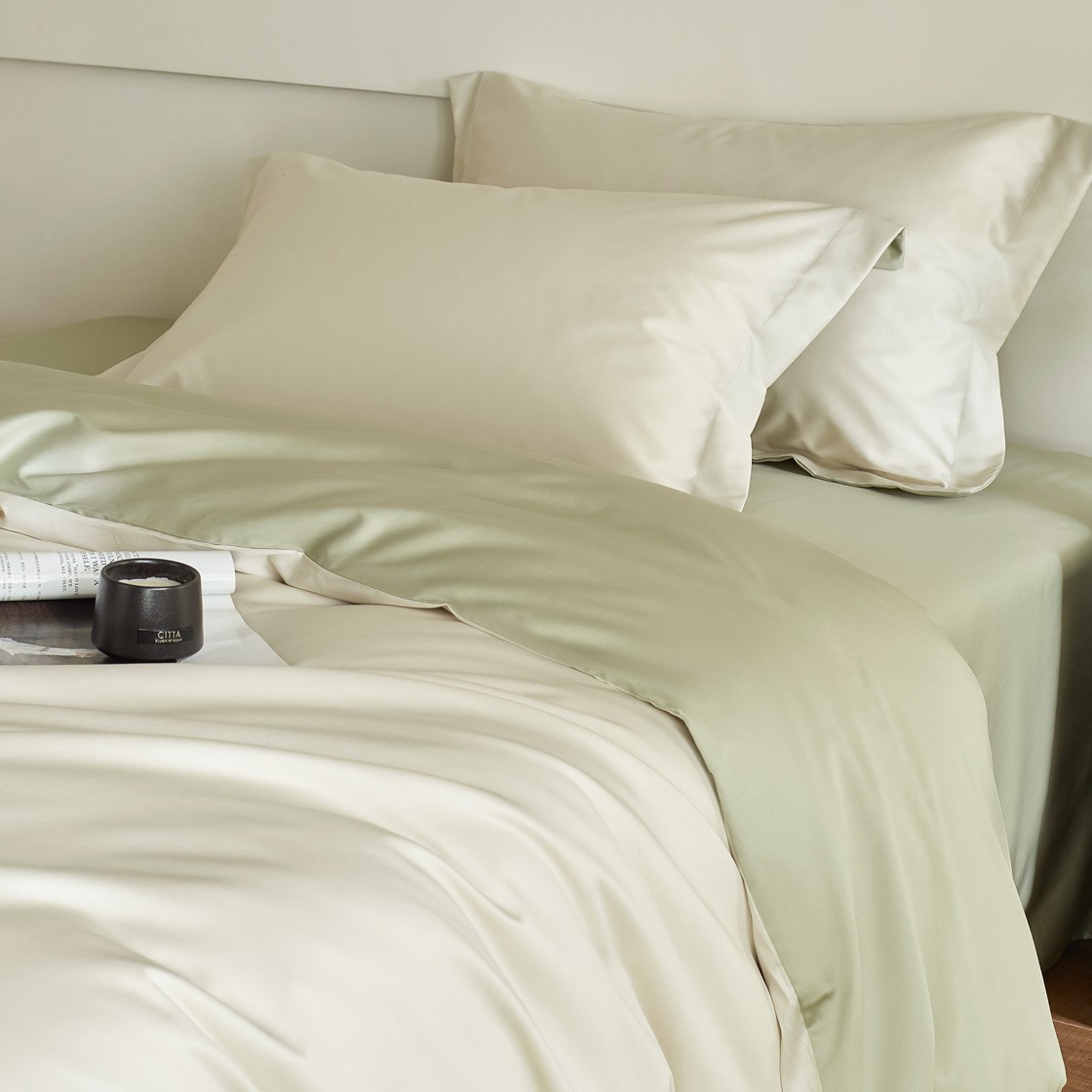 Long-staple Cotton Bedding, 4-piece, Satin Weave