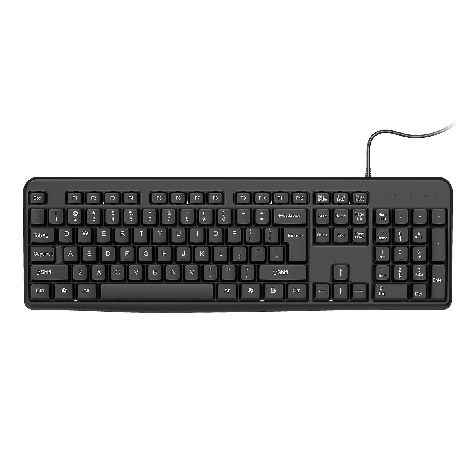 Wired keyboard LD-618, USB, ABS