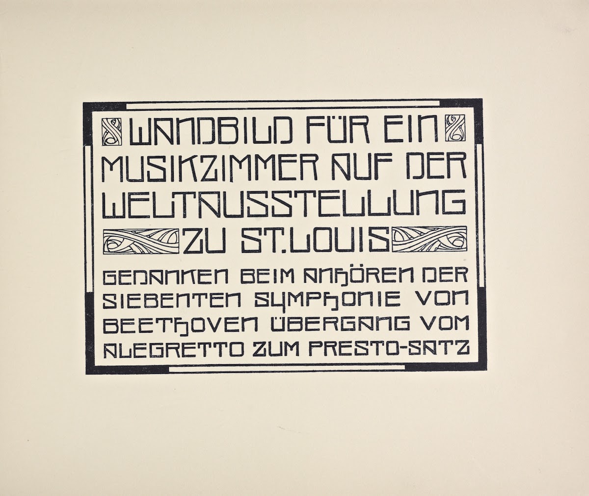 Beispiele kunstlerischer Schrift Pl072 1900