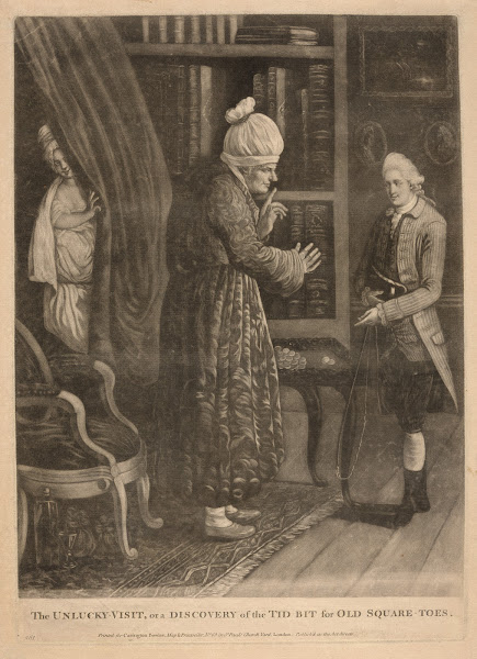 Unlucky visit or a discovery of the tid bit for Old Square Toes 1770