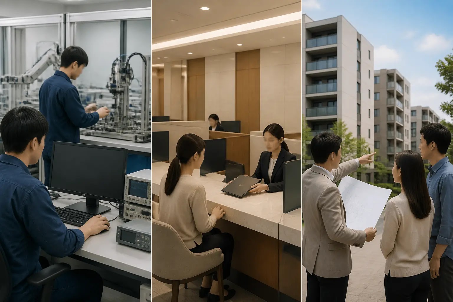 AI-generated Business Daily Brief multi-story editorial montage