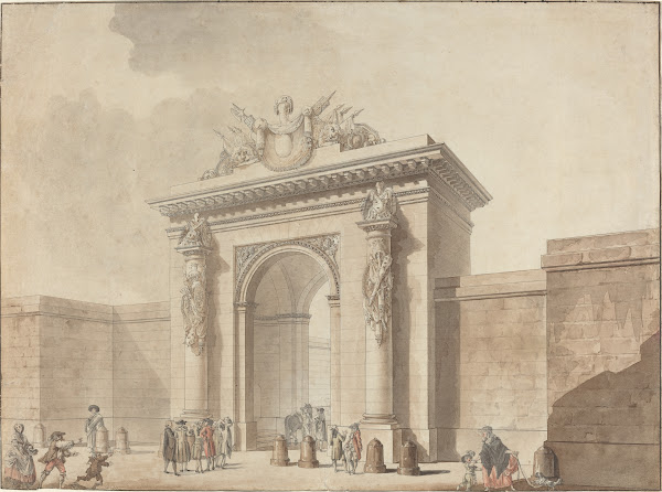 Portal Of The HôTel DUzèS Rue Montmartre Paris 1768 Or 1784