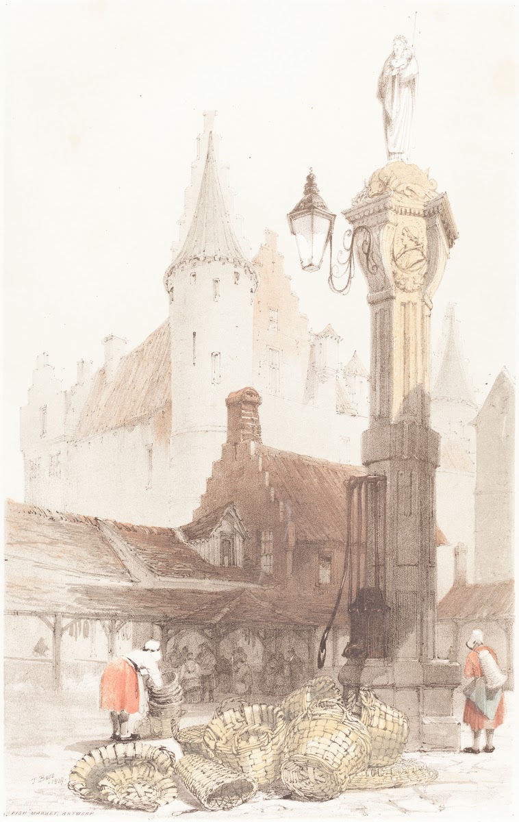 Fish Market Antwerp 1839