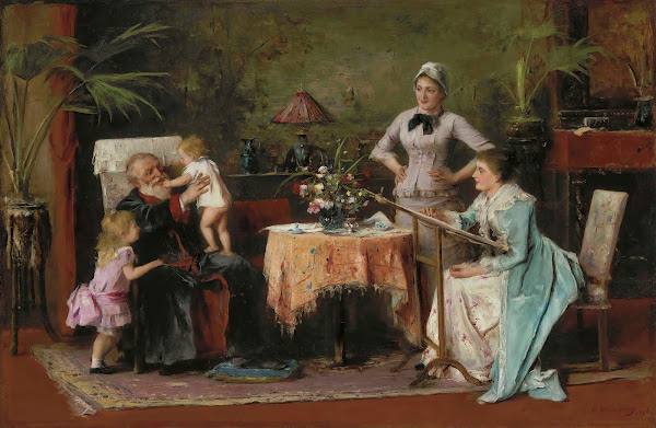 Grandfathers Name Day Nagyapó névnapja 1886