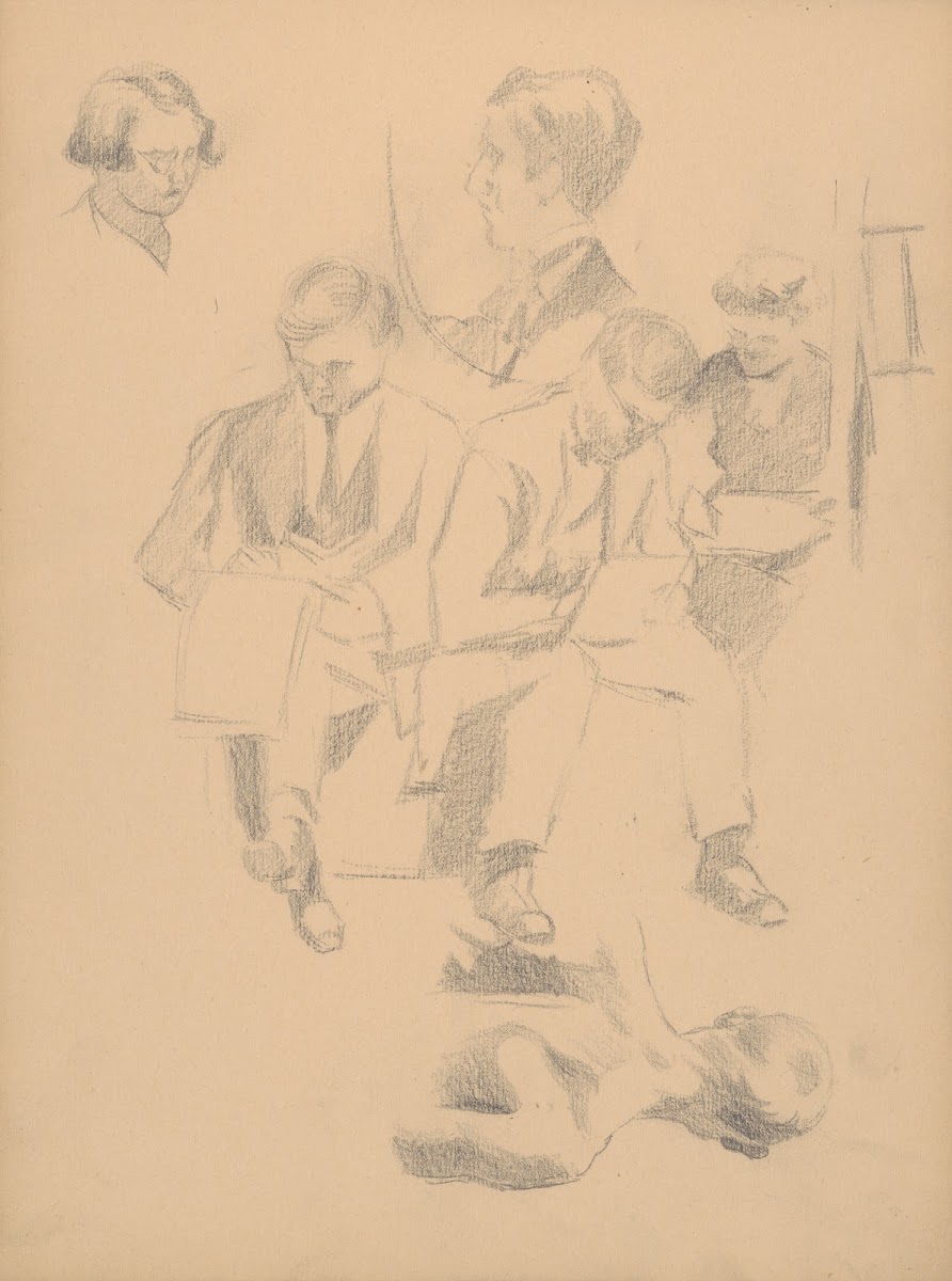 Sketchbook with nudes 19011950