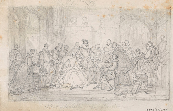 The Archdukes Albert and Isabella Visit the Printer Plantin