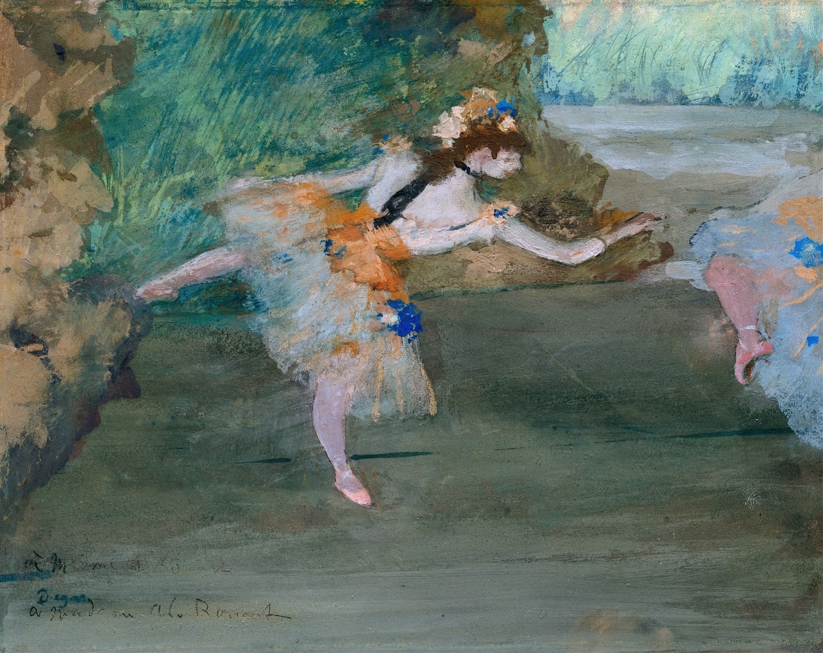 Dancer Onstage ca 1877