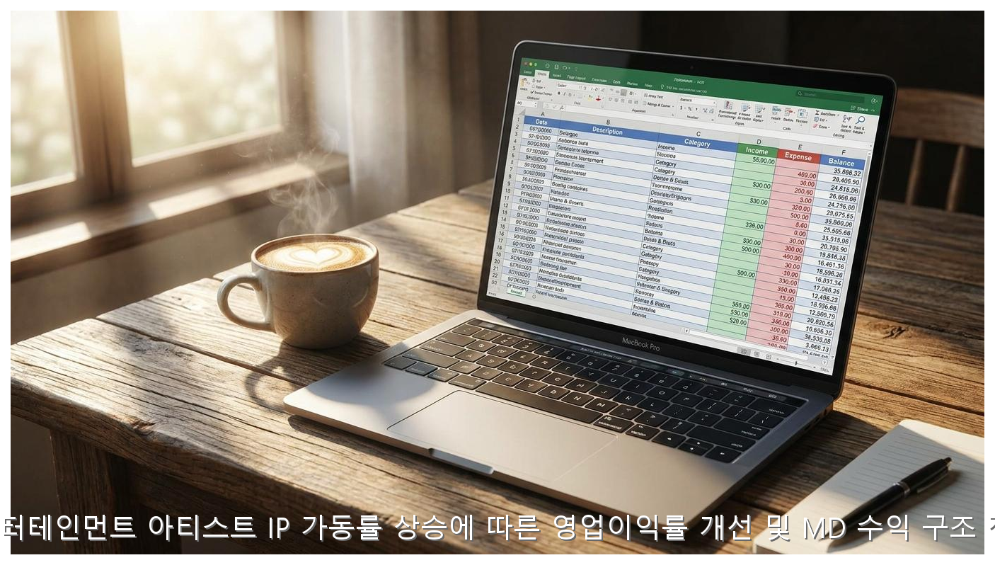 와이지엔터테인먼트 아티스트 IP 가동률 상승에 따른 영업이익률 개선 및 MD 수익 구조 정밀 분석 핵심 안내 및 분석 인포그래픽 (7)