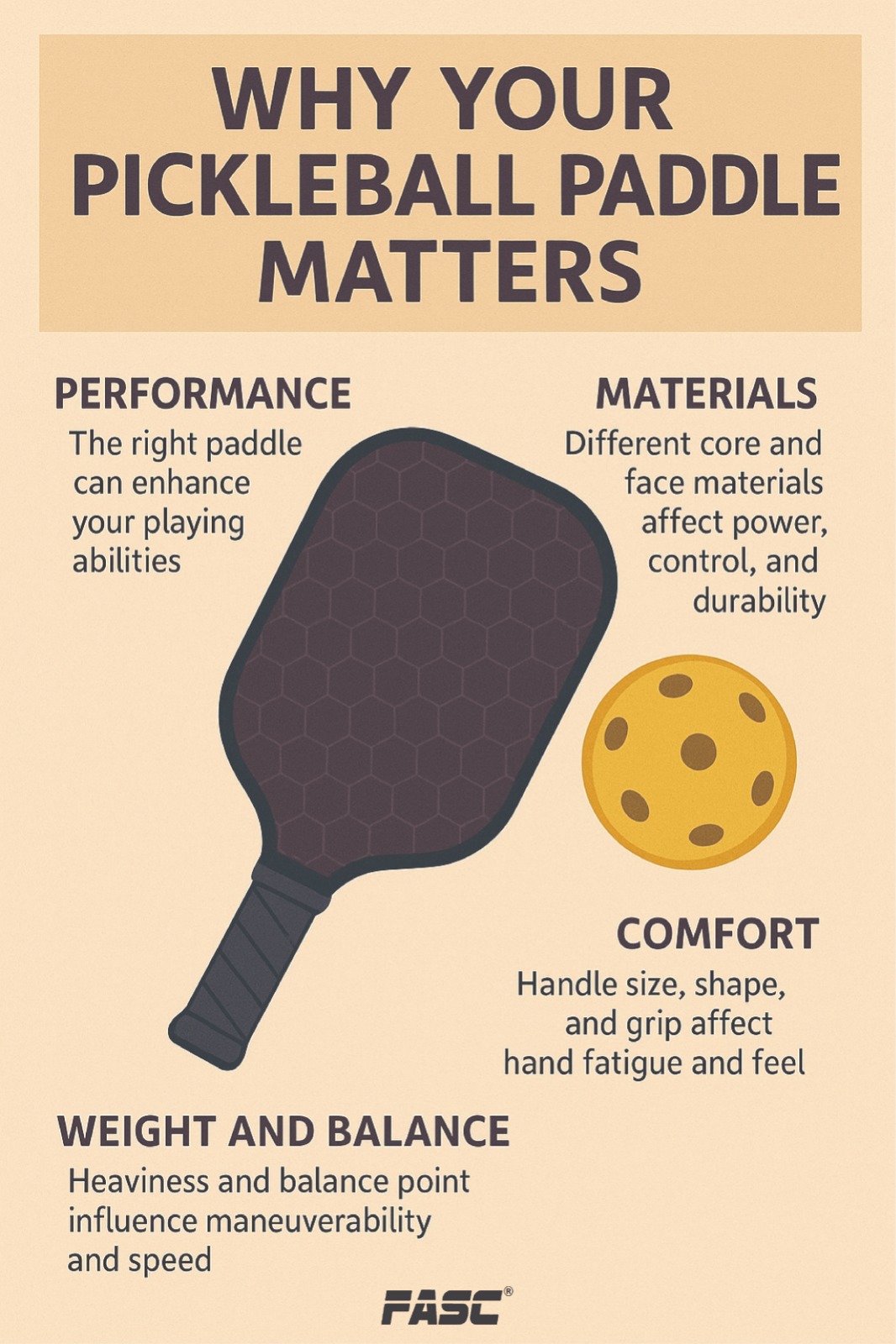 why your pickleball paddle matters
