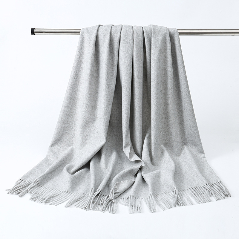 Eleganter Woll-Kaschmir-Schal für Damen und Herren