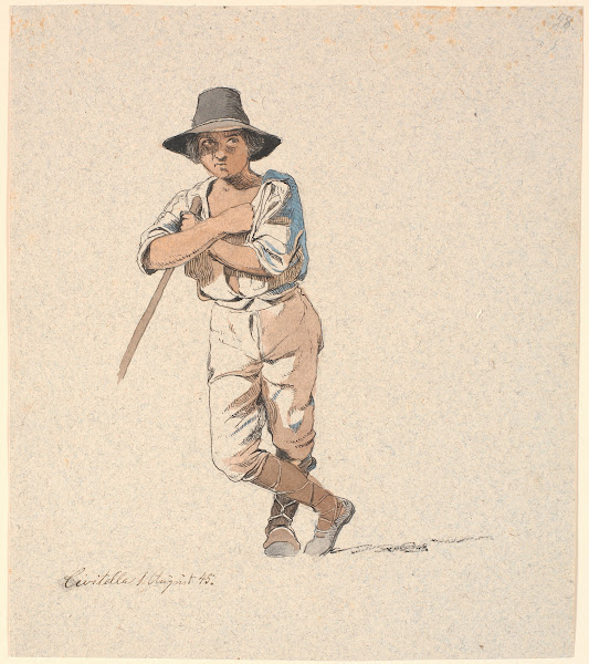 Stående hyrdedreng 1845