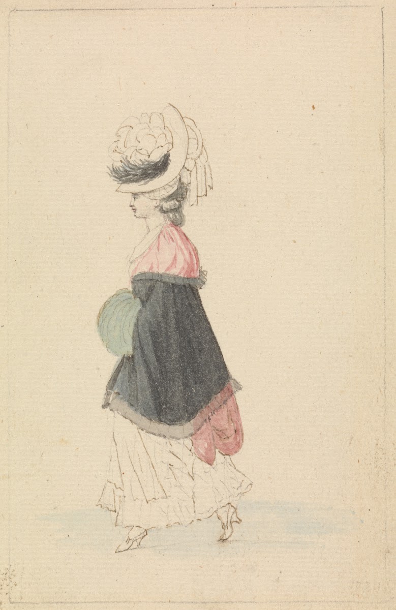 A Woman of Fashion in Walking Dress