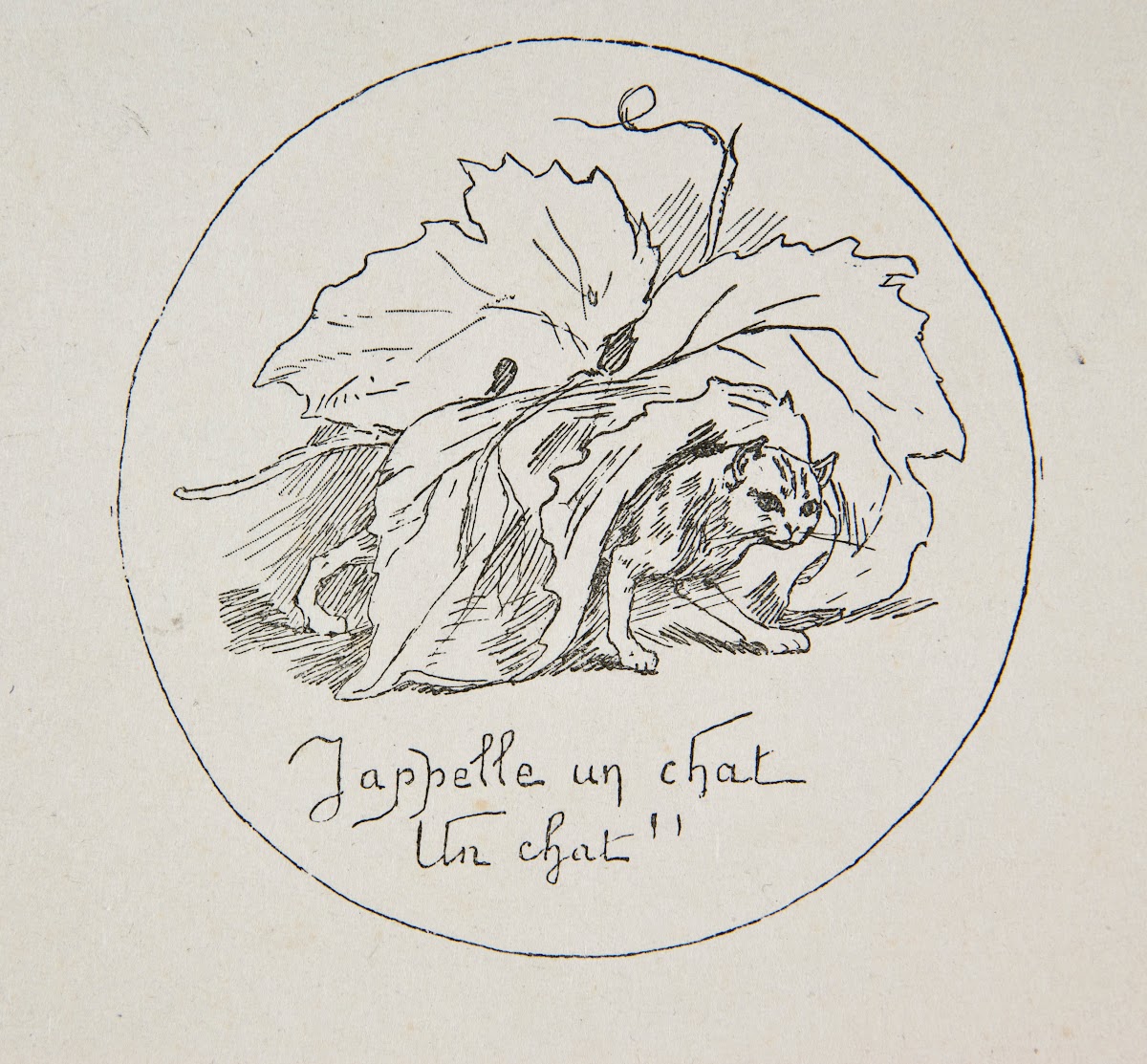 Jappelle un chat un chat 1894