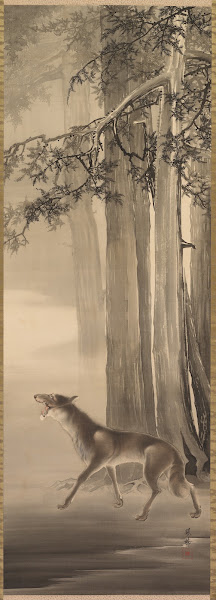 Howling Wolf In A Deep Mountain Valley 1912