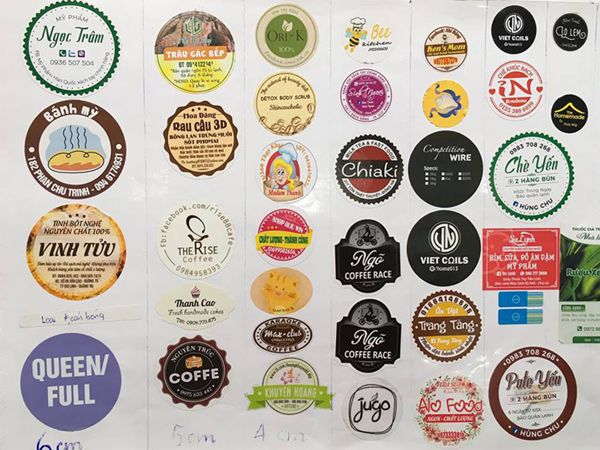 In decal chuyên nghiệp tại Vua Tem Nhãn