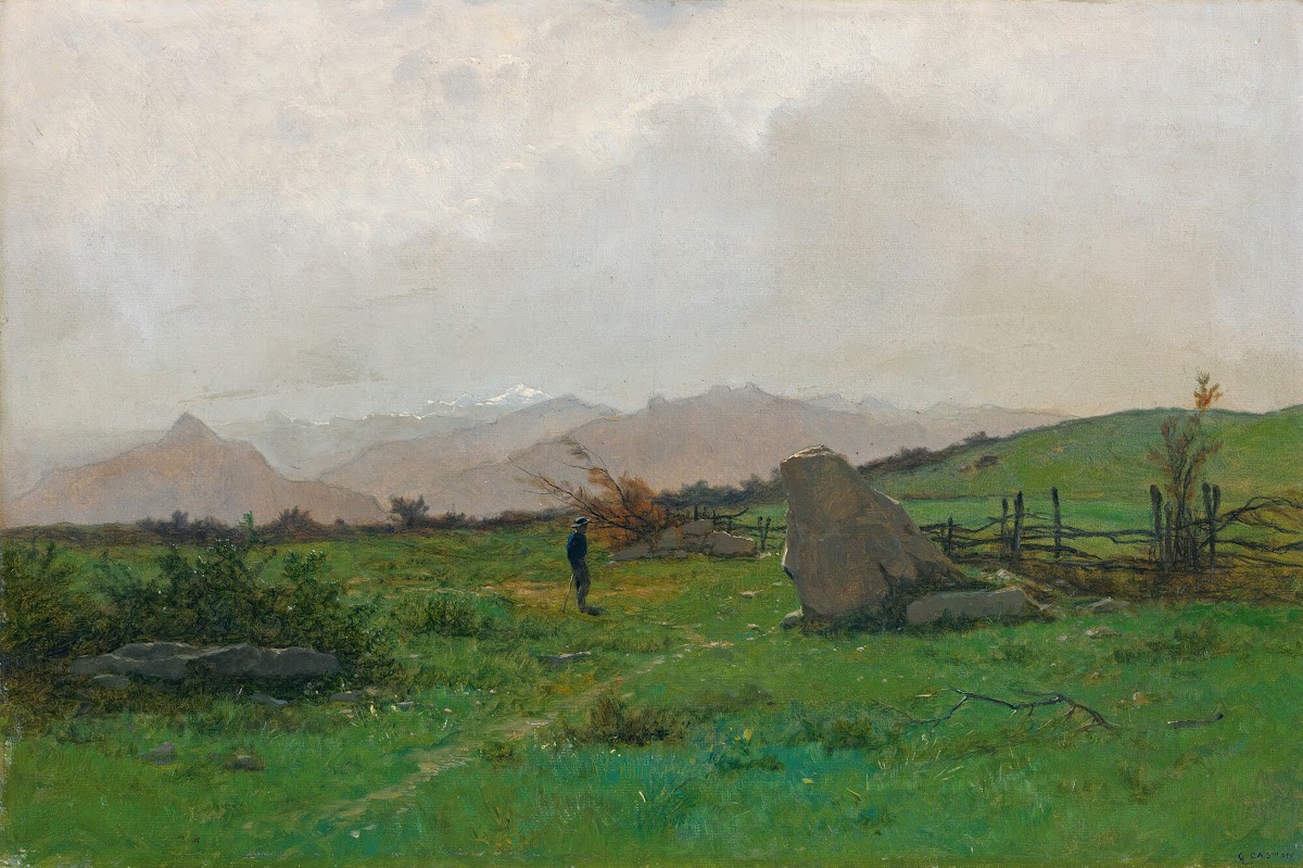 Landscape With Hiker