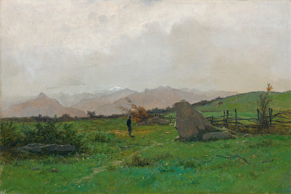 Landscape With Hiker