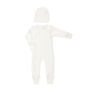 Children's set Twins Ego Baby Boy (zipper suit and hat) 62s ecru