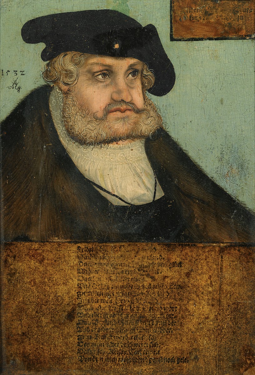 Portrait of The Elector Frederick III The Wise of Saxony 1463 1525 1532