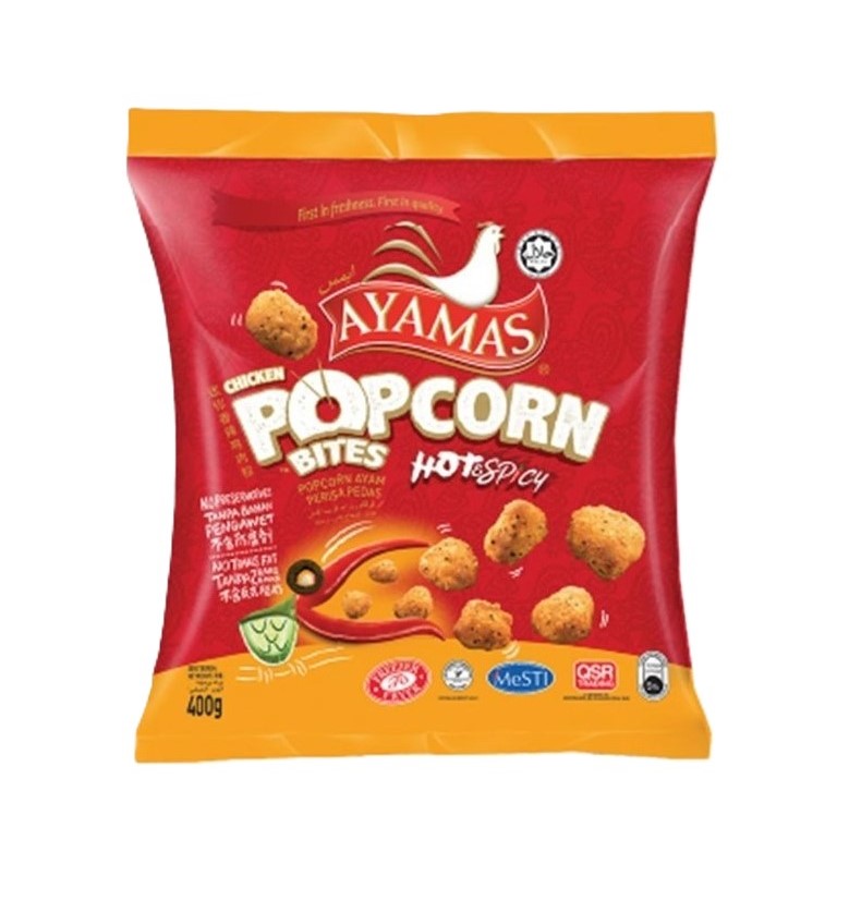 Ayamas Popcorn Bites Hot & Spicy 400G