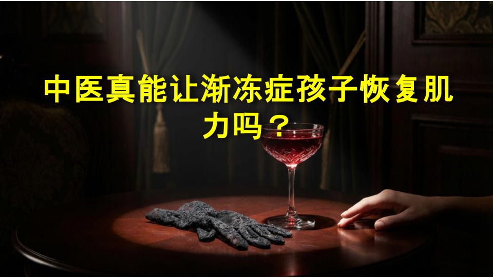 中医真能让渐冻症孩子恢复肌力吗？