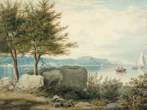 Weehawken from Turtle Grove ca 1830