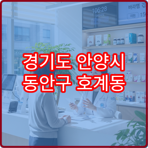 경기도 안양시 동안구 호계동 공휴일·대체공휴일 당번·당직 약국 영업 여부 및 시간 확인