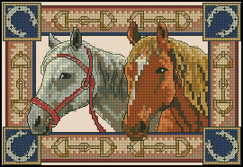 DIM06848 Equine Pair