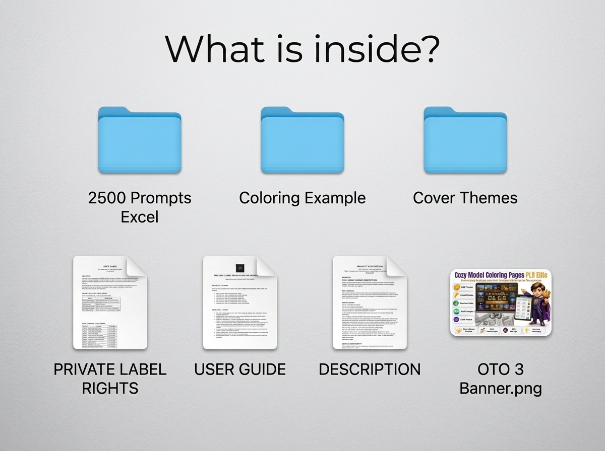 What is included in the Cozy Model PLR Elite package