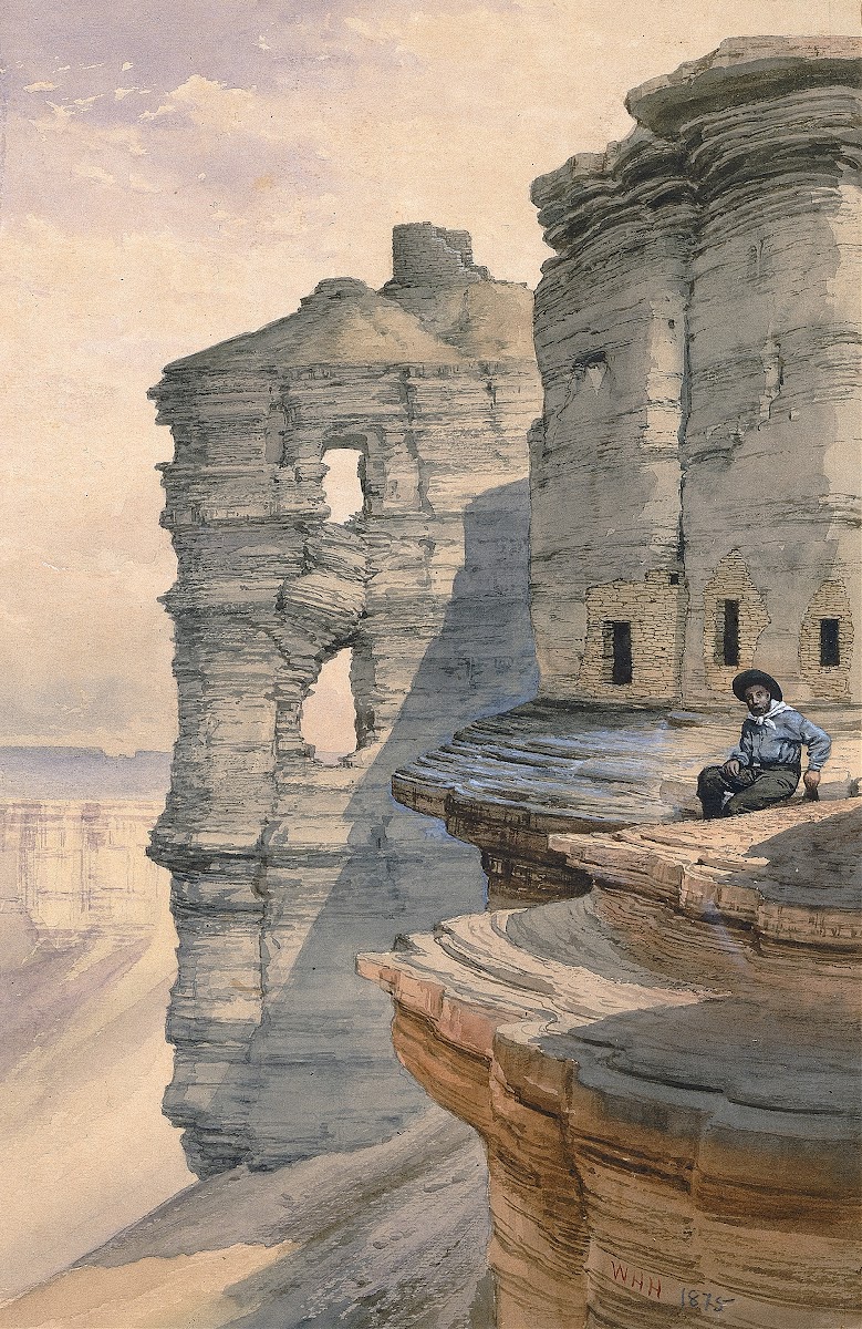 Cliff Houses on the Rio Mancos Colorado 1878