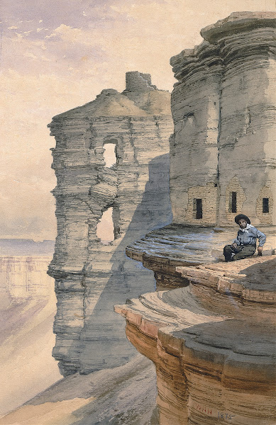Cliff Houses on the Rio Mancos Colorado 1878
