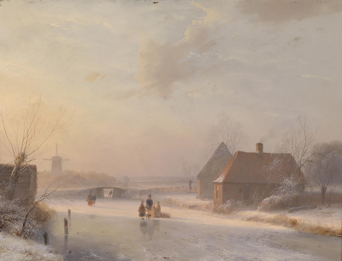 Holländische Winterlandschaft