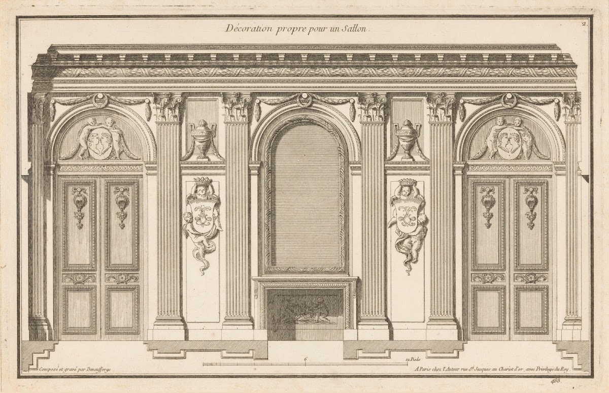 Décoration propre pour un Sallon 1767