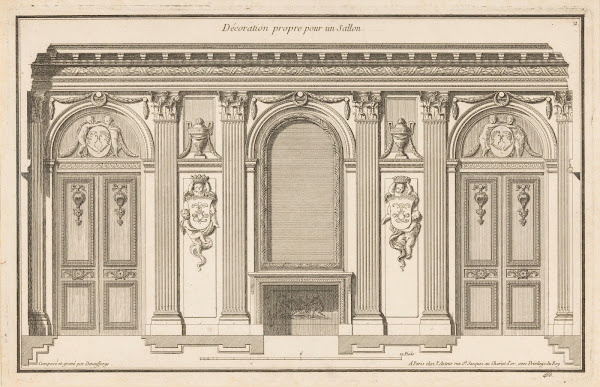 Décoration propre pour un Sallon 1767