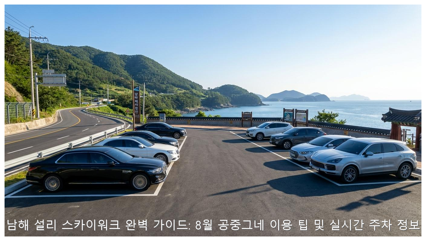 남해 설리 스카이워크 완벽 가이드: 8월 공중그네 이용 팁 및 실시간 주차 정보 핵심 안내 및 분석 인포그래픽 (7)